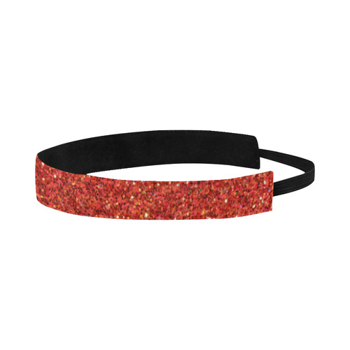 red glitter Sports Headband