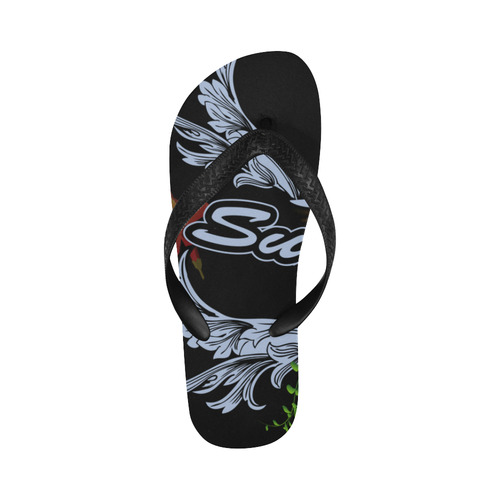 Sport, surfing with damask Flip Flops for Men/Women (Model 040)