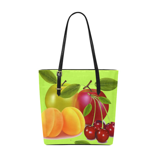 Cherries Apricots Apples Fruit Euramerican Tote Bag/Small (Model 1655)