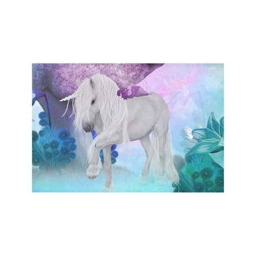 Unicorn with sleeping fairy Placemat 12’’ x 18’’ (Set of 4)