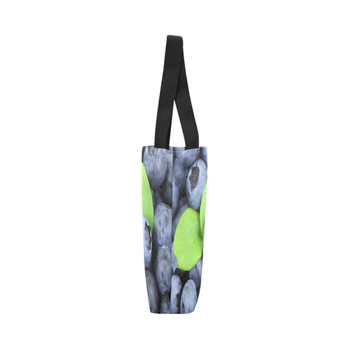 Blueberries Leaf Fruit Food Canvas Tote Bag (Model 1657)