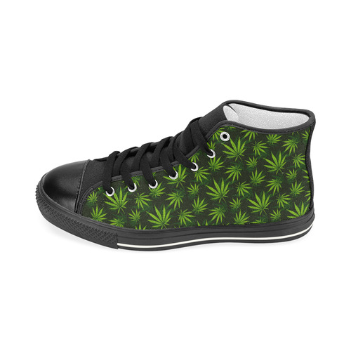 Pot Leaf Classic High Top Shoes for Men/Women Men’s Classic High Top Canvas Shoes (Model 017)