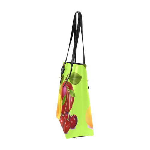 Cherries Apricots Apples Fruit Euramerican Tote Bag/Small (Model 1655)