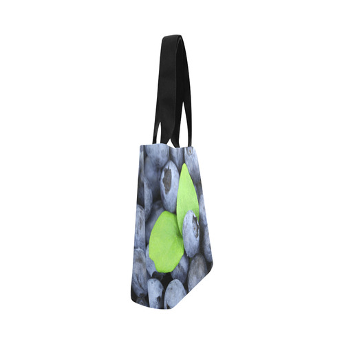 Blueberries Leaf Fruit Food Canvas Tote Bag (Model 1657)