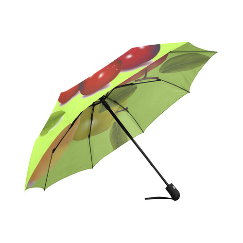 Cherries Apricots Apples Fruit Auto-Foldable Umbrella (Model U04)