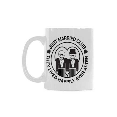 Wedding Gift Coffee Mug Mr. and Mr. Lgbt Print White Mug(11OZ)