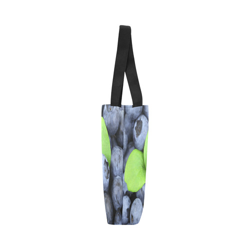 Blueberries Leaf Fruit Food Canvas Tote Bag (Model 1657)