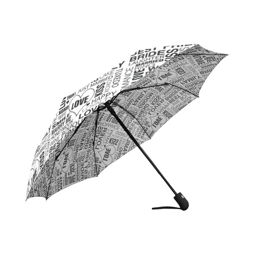 Wedding Decor Print Umbrella Wedding Design by Juleez Auto-Foldable Umbrella (Model U04)