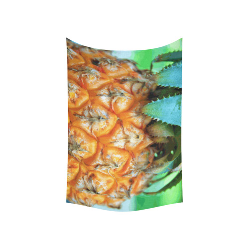Pineapple Fruit Cotton Linen Wall Tapestry 60"x 40"
