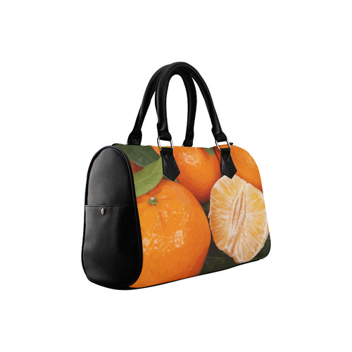 Oranges & Peeled Orange Fruit Boston Handbag (Model 1621)