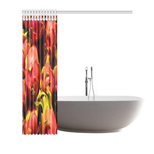 Dragon Fruit Shower Curtain 72"x72"