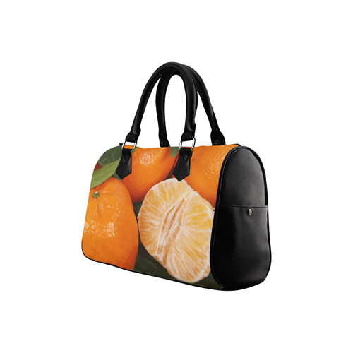 Oranges & Peeled Orange Fruit Boston Handbag (Model 1621)