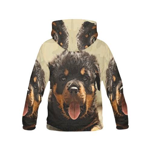 Rottweiler20150906 All Over Print Hoodie for Women (USA Size) (Model H13)