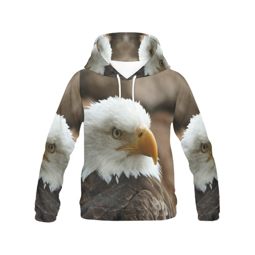 Eagle20160802 All Over Print Hoodie for Women (USA Size) (Model H13)