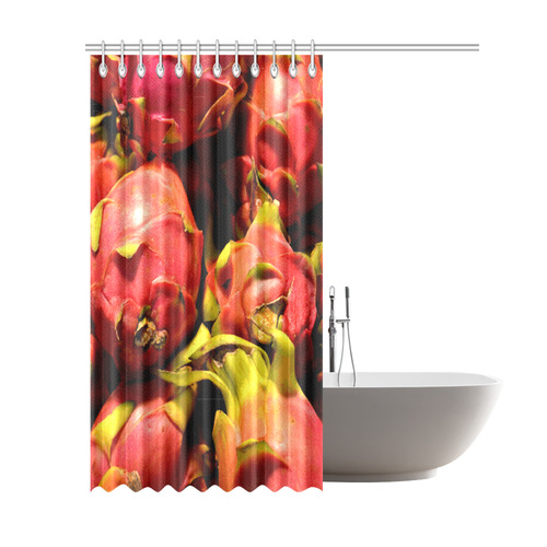 Dragon Fruit Shower Curtain 69"x84"