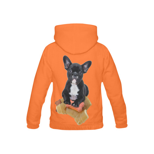 Cute Bulldog Puppy All Over Print Hoodie for Kid (USA Size) (Model H13)