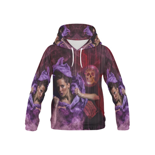 Awesome Witches Ritual All Over Print Hoodie for Kid (USA Size) (Model H13)