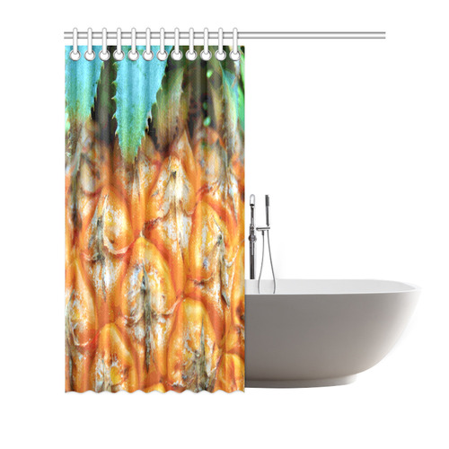 Pineapple Fruit Shower Curtain 72"x72"