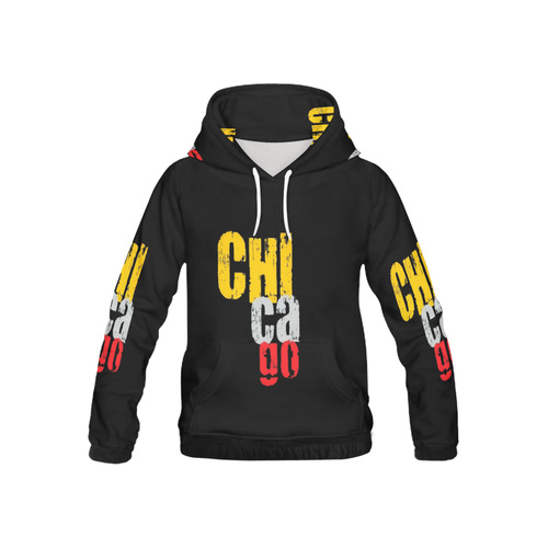 Chicago by Artdream All Over Print Hoodie for Kid (USA Size) (Model H13)