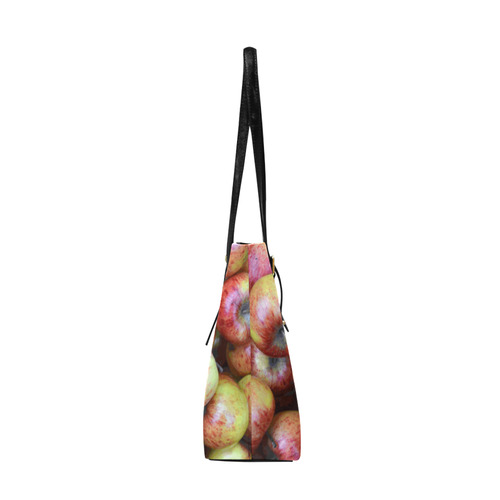 Autumn Apples Red Green Fruit Euramerican Tote Bag/Large (Model 1656)