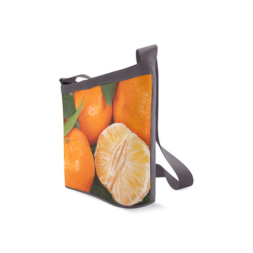 Oranges & Peeled Orange Fruit Crossbody Bags (Model 1613)