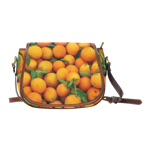 Oranges Fruit Saddle Bag/Large (Model 1649)