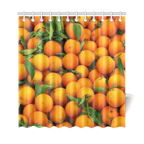 Oranges Fruit Shower Curtain 69"x72"