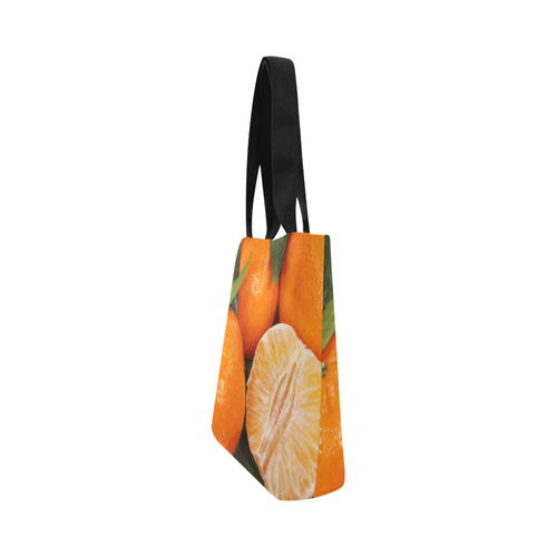 Oranges & Peeled Orange Fruit Canvas Tote Bag (Model 1657)