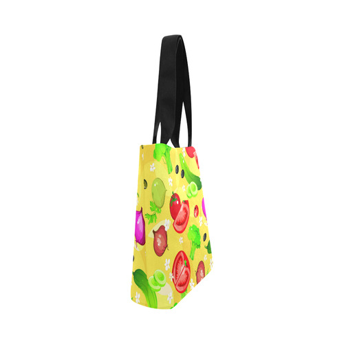 Vegetables Tomatoes Olives Cucumbers Onions Canvas Tote Bag (Model 1657)