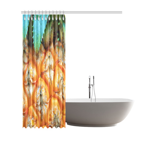 Pineapple Fruit Shower Curtain 72"x84"