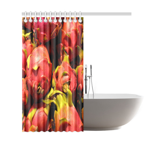 Dragon Fruit Shower Curtain 69"x70"