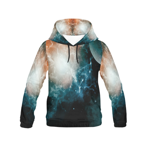 The galaxy All Over Print Hoodie for Women (USA Size) (Model H13)