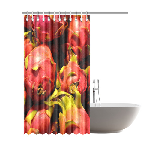 Dragon Fruit Shower Curtain 72"x84"