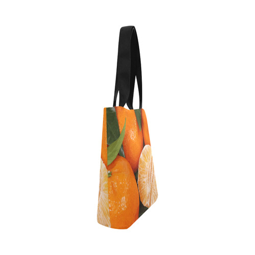 Oranges & Peeled Orange Fruit Canvas Tote Bag (Model 1657)