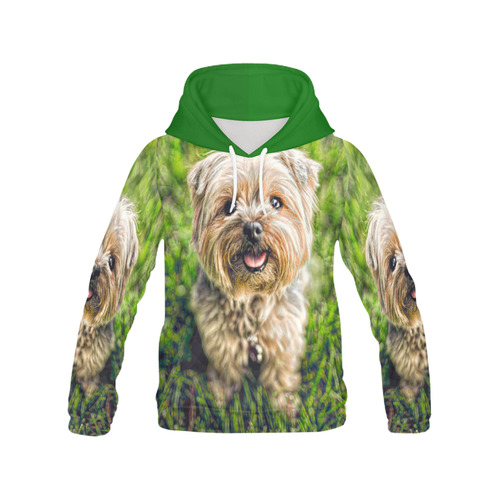 Photography - PRETTY LITTLE DOG All Over Print Hoodie for Men (USA Size) (Model H13)