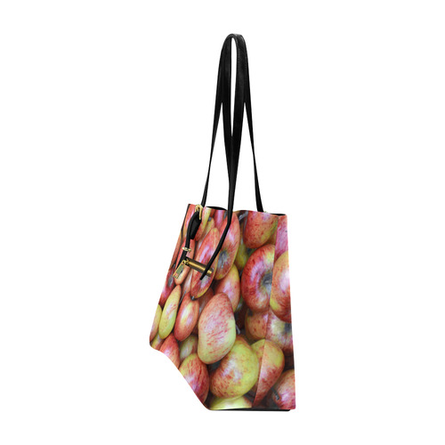 Autumn Apples Red Green Fruit Euramerican Tote Bag/Large (Model 1656)