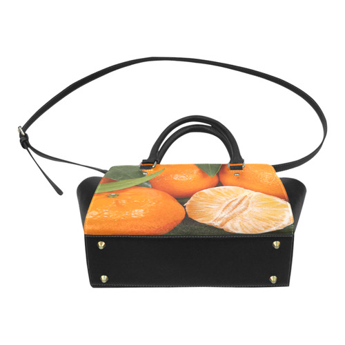 Oranges & Peeled Orange Fruit Classic Shoulder Handbag (Model 1653)