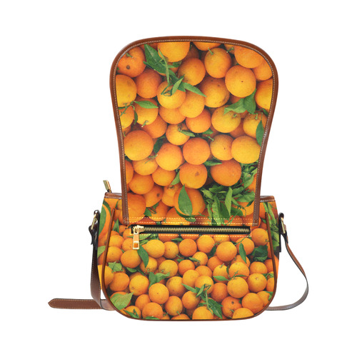 Oranges Fruit Saddle Bag/Large (Model 1649)