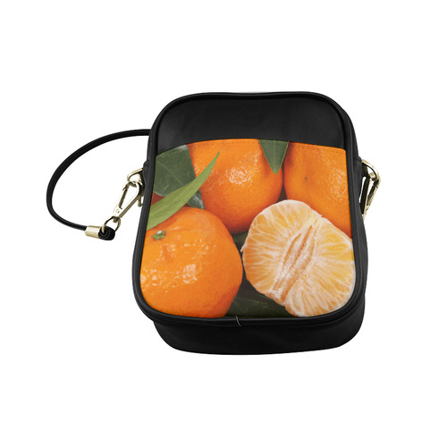 Oranges & Peeled Orange Fruit Sling Bag (Model 1627)