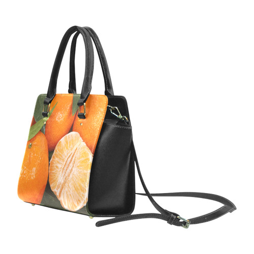 Oranges & Peeled Orange Fruit Classic Shoulder Handbag (Model 1653)