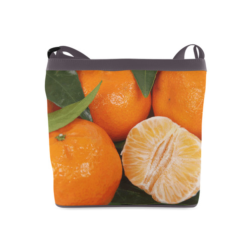 Oranges & Peeled Orange Fruit Crossbody Bags (Model 1613)