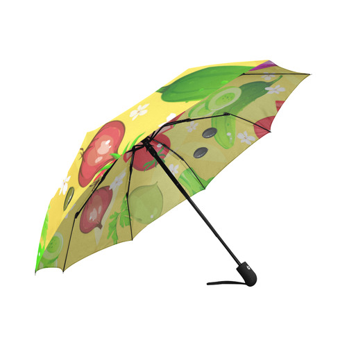 Vegetables Tomatoes Olives Cucumbers Onions Auto-Foldable Umbrella (Model U04)