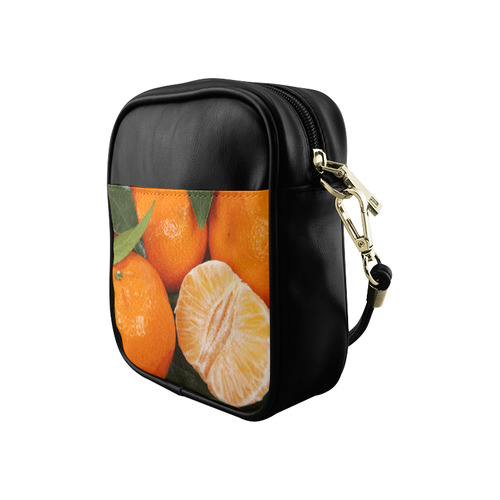 Oranges & Peeled Orange Fruit Sling Bag (Model 1627)