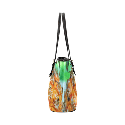 Pineapple Fruit Leather Tote Bag/Large (Model 1651)