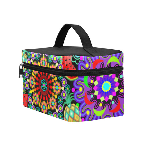 Mandalas and Exotic Fruits Pattern Lunch Bag/Large (Model 1658)