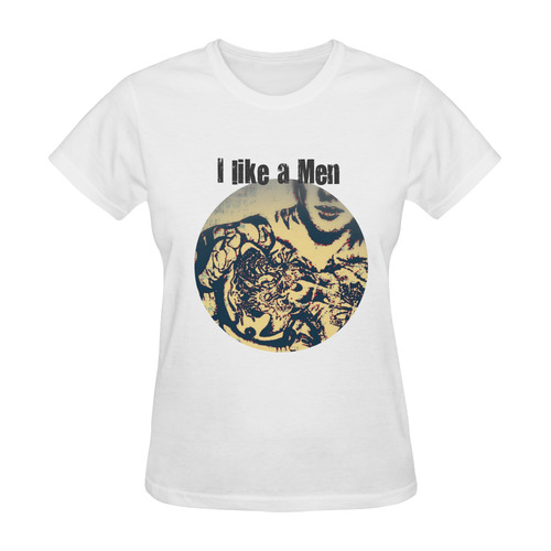 Like a Men by Popart Lover Sunny Women's T-shirt (Model T05)