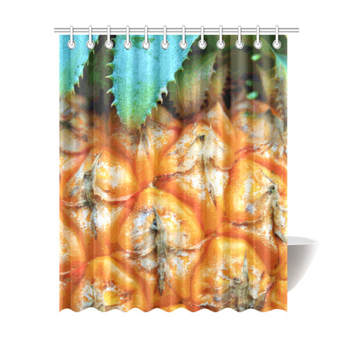 Pineapple Fruit Shower Curtain 69"x84"