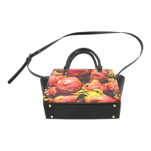 Dragon Fruit Rivet Shoulder Handbag (Model 1645)