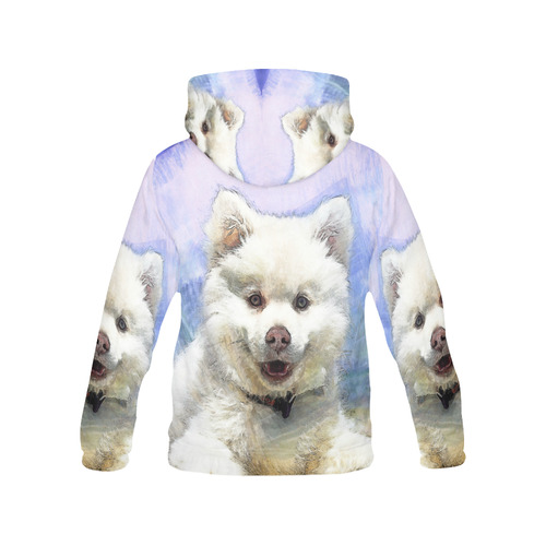 Puppy 20161102 All Over Print Hoodie for Women (USA Size) (Model H13)