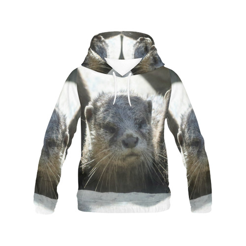 Otter20161003 All Over Print Hoodie for Women (USA Size) (Model H13)